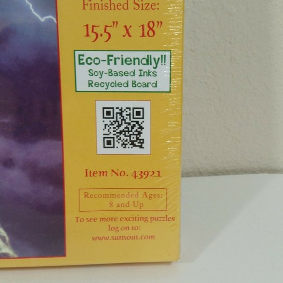 Sun's Out Guardians of Freedom 550 Piece Jigsaw Puzzle Bald Eagle Flag Copple - Picture 3 of 6